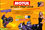 SUZUKI đồng tài trợ ngày hội moto phân khối lớn – MOTUL STUNT FEST 2013
