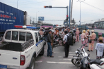 Chạy vào đường cấm, đoàn môtô du lịch bị bắt