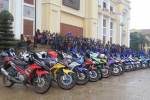 Khoảng 200 chiếc Yamaha Exciter tụ họp ở Hà Nam