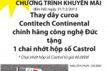 Dây curoa Contitech Continental chính hãng công nghệ Đức - phutungxemay.vn