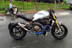 Ducati Monster 1200S 2015 độ chất với pô Akrapovic full system Titanium