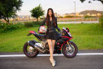 Nữ sinh 9x Đài Loan xinh đẹp và cá tính với niềm đam mê xe PKL