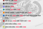 Bảng giá sơn xe máy uy tín chất lượng TPHCM cập nhật mới nhất 2016