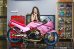Bộ ảnh bóng hồng Sexy sở hữu Kawasaki Kips 150 độ siêu đỉnh trên đất Thái