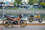 Sonic 125 độ cực chất với phong cách ấn tượng của biker Việt