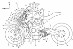 Bằng sáng chế mới về Honda CB1000R với hệ thống treo được cập nhật