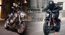 Honda CB650R và Triumph Trident 660 trên bàn cân thông số