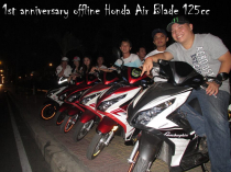 Một số hình ảnh offline của hội Honda Air Blade 125cc