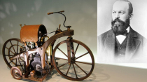 Chiếc xe gắn máy đầu tiên ra đời khi nào?