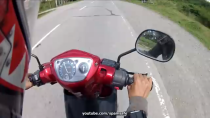 [Clip] Yamaha Nouvo Z top speed