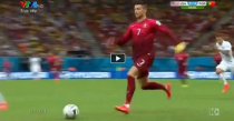 Ronaldo biểu diễn kỹ thuật trước các cầu thủ Mỹ cực đẹp