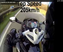 Siêu moto Can-am spyder đạt mốc 205km/h