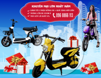 Xe đạp điện: Mừng Giáng sinh - Rinh quà tặng!!!!