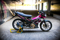 Suzuki Raider 150 độ gần như full option của biker Sài Gòn