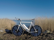 Xe đạp điện đầu tiên sử dụng năng lượng mặt trời