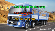 Chở hàng hóa thuê xe tải nhỏ Thần Đèn nhanh rẻ Toàn Quốc