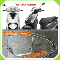 Khung inox bảo vệ xe Yamaha Acruzo tránh trầy xước