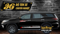 Tem Độ Đẹp Cho Xe Toyota Fortuner - SGWWRAP / SAIGONWRAP