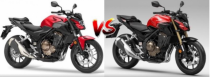So sánh thông số kỹ thuật của Honda CB500F 2021 với CB500F 2022