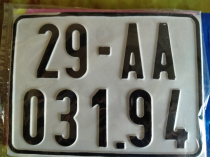 Biển xe máy 5 số gắn với 1 chữ cái vẫn được định danh