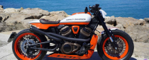 Harley-Davidson SPORTSTER S độ bánh béo 240 đầu tiên thế giới của Lord Drake Kustoms