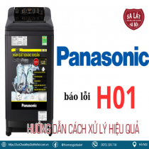 Máy giặt Panasonic báo lỗi H01: Hướng dẫn cách xử lý triệt để