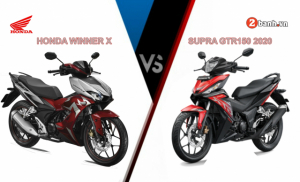 So sánh điểm nổi trội của Winner X & Supra GTR150 2020