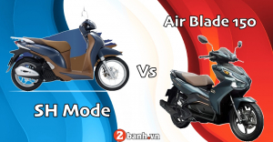 AirBlade 150 và SH Mode 125: Trong cùng tầm giá thì nên chọn xe nào ?