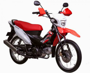 Xe máy offroad Honda XRM 125 giá 1.400 USD.