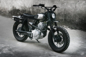 Suzuki GN250 độ phong cách Scrambler của Biker 9X Việt lên báo Tây