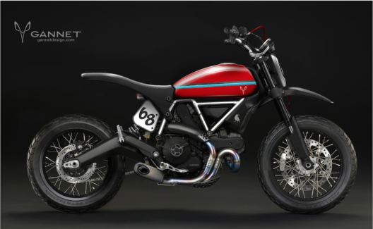 Ducati Scrambler Concept ý tưởng độ từ Gannet Design