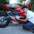 Ducati 899 Panigale vừa mới sắm của Johnny Trí Nguyễn