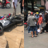 Hiện trường BMW S1000RR gặp nạn tại Long Xuyên - An Giang